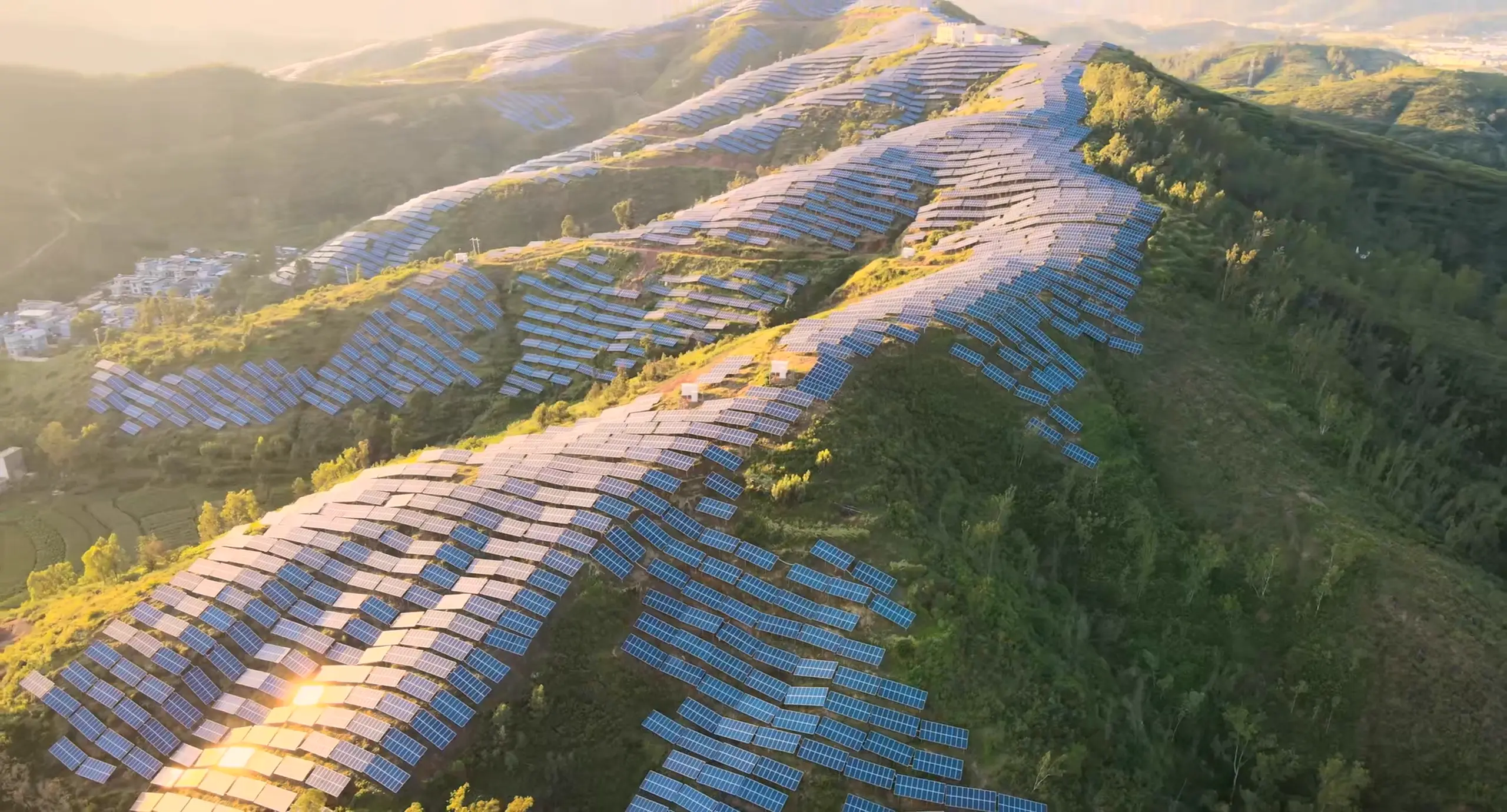 Solar power installation